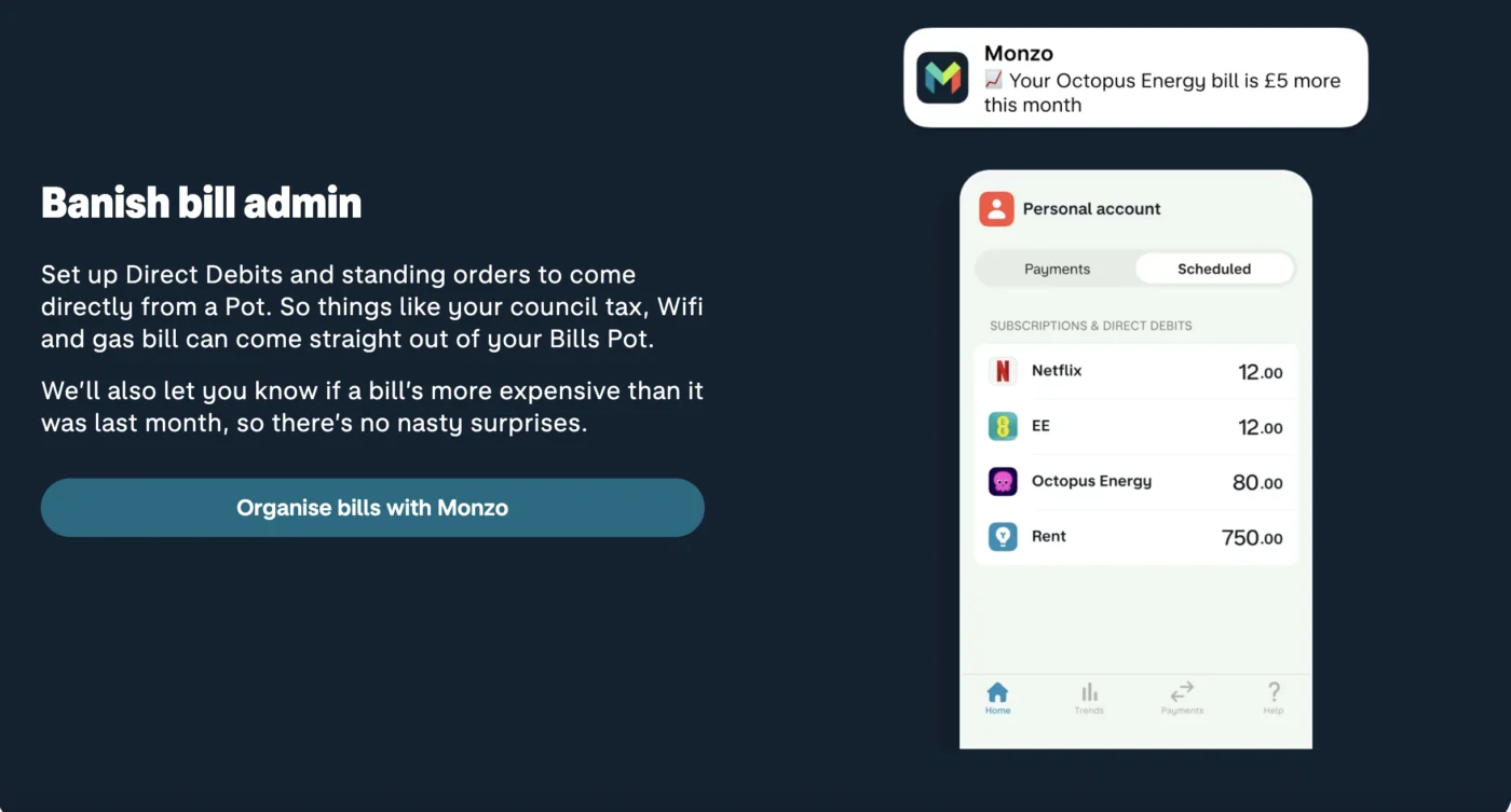 چگونه برندهای فین‌تک مانند Revolut و Monzo از UX برای ایجاد اعتماد استفاده می‌کنند - تصویر 5
